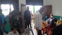 Tinjau pelaksanaan vaksinasi pelajar bersama Wakil Walikota Batam. IST
