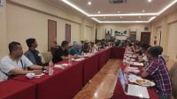 Rapat bersama PWI dan SIWO terkait ketentuan dan persyaratan Porwanas 2022. Foto SIWO