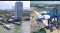 Pelabuhan Internasional Batam Center dan STS Crane Pelabuhan Batu Ampar.bpbatam