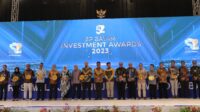 Segenap Pimpinan BP Batam bersama para tokoh dan pelaku usaha yang menerima Investment Award 2023. foto ay