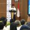 Kepala BP Batam juga Walikota Batam, Muhammad Rudi sampaikan sambutan dalam acara halal bihalal BP Batam. bpbatam